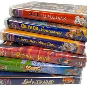 📼 Disney / scooby doo VHS lot